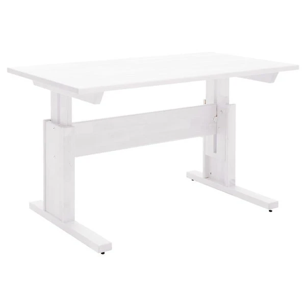 LIFETIME Schreibtisch 120 Cm Kiefer Weiß 30255-10 Höhenverstellbar 3 LIFETIME Schreibtisch 120 Cm Kiefer Weiß 30255-10 Höhenverstellbar