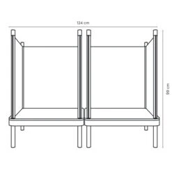 Timkid Sila Couch Klein Petrol Kissen Orange -Babyartikelgeschäft sila couch klein technisch 1 1 1 1 1 1 1