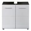 Trendteam Skin Waschbeckenunterschrank Weiß Hochglanz -Babyartikelgeschäft skin bd 1116 301 01 frontal freisteller