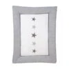 Schardt Krabbeldecke Stern Grau 100x135 Cm Mit Stickerei