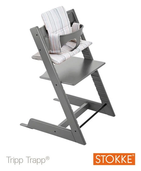 Stokke® Tripp Trapp® Baby Set™ & Kissen Storm Grey 2 Stokke® Tripp Trapp® Baby Set™ & Kissen Storm Grey