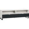 VOX Simple TV-Unterschrank 180 Mit Funktionaler Lamelle | Farbe Wählbar -Babyartikelgeschäft tv unterschrank 180 weiss schwarz