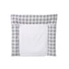 Schardt Wickelauflage Vichy Grey 80x75 Cm Inkl. Abnehmbarem Frotteebezug -Babyartikelgeschäft vichy grey wickelauflage gr 1