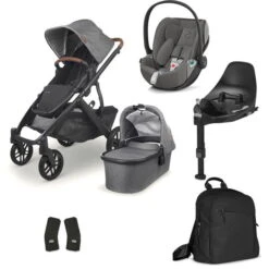 UPPAbaby Vista V2 Bundle Greyson Charcoal Melange & Cybex Cloud Z2, BaseZ2, Wickelrucksack 11 UPPAbaby Vista V2 Bundle Greyson Charcoal Melange & Cybex Cloud Z2, BaseZ2, Wickelrucksack -Babyartikelgeschäft vista v2 bundle greyson charcoal