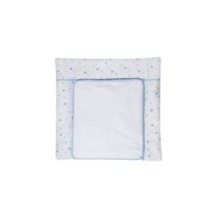 Schardt Wickelauflage Herzchen Hellblau 80x75 Cm - Inkl. Abnehmbarem Frotteebezug