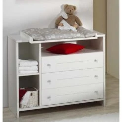 Schardt Eco Stripe Kinderzimmer Inkl. Umbauseiten Zweitüriger Schrank -Babyartikelgeschäft wickelk 2